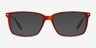 Hayday Blood Orange Acetate-metalEyeglass Frames from EyeBuyDirect, with Tinted Lenses