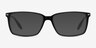 Hayday Noir Acetate-metalMontures de lunettes de vue d'EyeBuyDirect, Avec des Verres Teintés