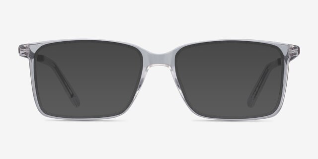 Haptic Clear Acetate-metalEyeglass Frames from EyeBuyDirect, with Tinted Lenses