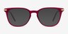 Therefore Raspberry Acetate-metalEyeglass Frames from EyeBuyDirect, with Tinted Lenses