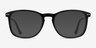 Ratio Black Acetate-metalEyeglass Frames from EyeBuyDirect, with Tinted Lenses