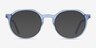 The Cycle Blue Acetate-metalEyeglass Frames from EyeBuyDirect, with Tinted Lenses