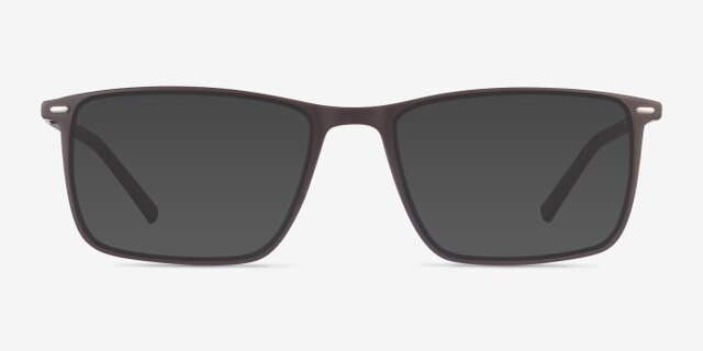 Simon Coffee Plastic-metalEyeglass Frames from EyeBuyDirect, with Tinted Lenses