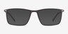 Simon Coffee Plastic-metalEyeglass Frames from EyeBuyDirect, with Tinted Lenses