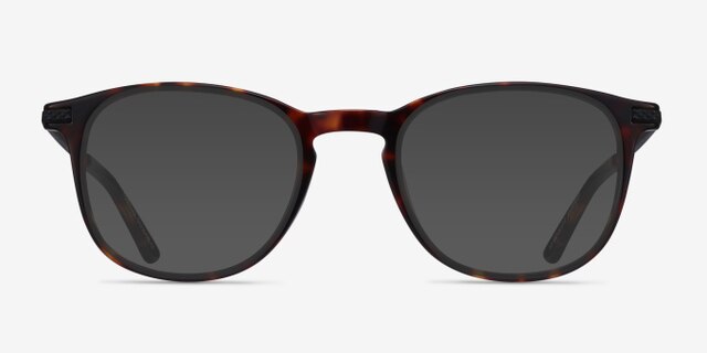 Toulouse Tortoise Acetate-metalEyeglass Frames from EyeBuyDirect, with Tinted Lenses