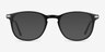 Toulouse Black Acetate-metalEyeglass Frames from EyeBuyDirect, with Tinted Lenses