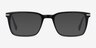 Nox Noir Acetate-metalMontures de lunettes de vue d'EyeBuyDirect, Avec des Verres Teintés