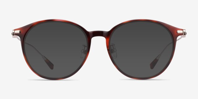 Colette Pink Tortoise AcetateEyeglass Frames from EyeBuyDirect, with Tinted Lenses