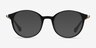 Jude Black AcetateEyeglass Frames from EyeBuyDirect, with Tinted Lenses