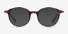 Jude Tortoise AcetateEyeglass Frames from EyeBuyDirect, with Tinted Lenses