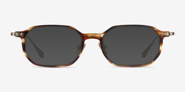 Lampito Striped AcetateEyeglass Frames from EyeBuyDirect, with Tinted Lenses