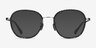 Beyond Gray Floral AcetateEyeglass Frames from EyeBuyDirect, with Tinted Lenses