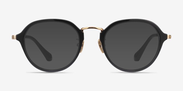 Impact Black AcetateEyeglass Frames from EyeBuyDirect, with Tinted Lenses