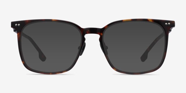 Cohen Écailles Acetate-metalMontures de lunettes de vue d'EyeBuyDirect, Avec des Verres Teintés