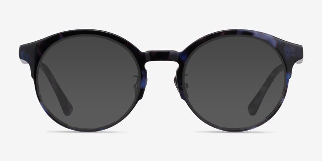 Rochelle Blue Tortoise AcetateEyeglass Frames from EyeBuyDirect, with Tinted Lenses