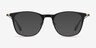 Walker Black Brown Acetate-metalMontures de lunettes de vue d'EyeBuyDirect, Avec des Verres Teintés
