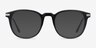Giverny Gris Acetate-metalMontures de lunettes de vue d'EyeBuyDirect, Avec des Verres Teintés