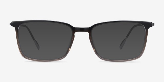 Cameron Brown Acetate-metalEyeglass Frames from EyeBuyDirect, with Tinted Lenses