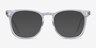 Vibes Clear Acetate-metalEyeglass Frames from EyeBuyDirect, with Tinted Lenses