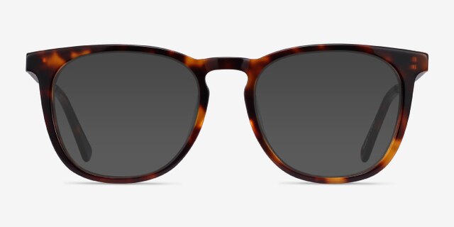 Vibes Tortoise Acetate-metalEyeglass Frames from EyeBuyDirect, with Tinted Lenses
