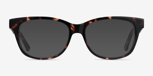 Story Écailles Acetate-metalMontures de lunettes de vue d'EyeBuyDirect, Avec des Verres Teintés