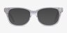 Story Transparent Acetate-metalMontures de lunettes de vue d'EyeBuyDirect, Avec des Verres Teintés