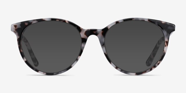 Solver Ivory Tortoise Acetate-metalEyeglass Frames from EyeBuyDirect, with Tinted Lenses