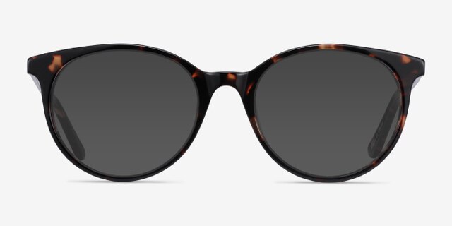 Solver Tortoise Acetate-metalEyeglass Frames from EyeBuyDirect, with Tinted Lenses