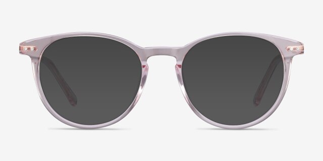 Snap Pink Acetate-metalEyeglass Frames from EyeBuyDirect, with Tinted Lenses