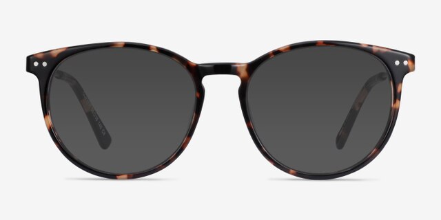 Clever Tortoise Acetate-metalEyeglass Frames from EyeBuyDirect, with Tinted Lenses