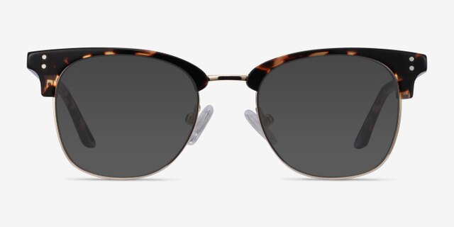 Freestyle Tortoise Acetate-metalEyeglass Frames from EyeBuyDirect, with Tinted Lenses