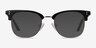 Freestyle Black Acetate-metalEyeglass Frames from EyeBuyDirect, with Tinted Lenses