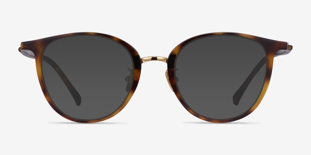 Aloft Light Tortoise AcetateEyeglass Frames from EyeBuyDirect, with Tinted Lenses