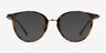 Aloft Light Tortoise AcetateEyeglass Frames from EyeBuyDirect, with Tinted Lenses