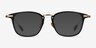 Terra Black Acetate-metalEyeglass Frames from EyeBuyDirect, with Tinted Lenses