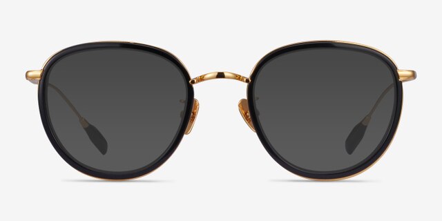 Thrive Black AcetateEyeglass Frames from EyeBuyDirect, with Tinted Lenses