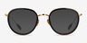 Thrive Black AcetateEyeglass Frames from EyeBuyDirect, with Tinted Lenses