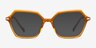 Carmel Mustard Acetate-metalEyeglass Frames from EyeBuyDirect, with Tinted Lenses