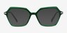 Carmel Green Acetate-metalEyeglass Frames from EyeBuyDirect, with Tinted Lenses