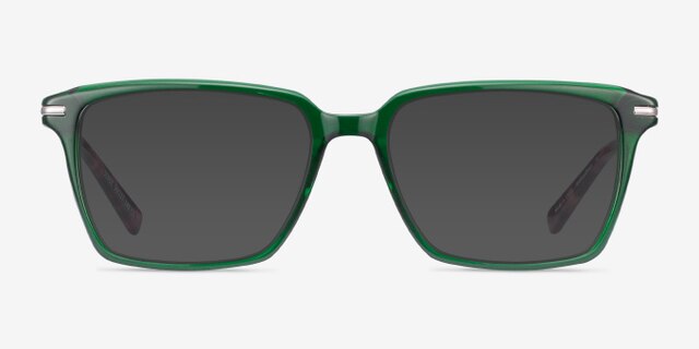 Sense Green Acetate-metalEyeglass Frames from EyeBuyDirect, with Tinted Lenses
