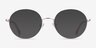 Thea Rose Gold Acetate-metalEyeglass Frames from EyeBuyDirect, with Tinted Lenses