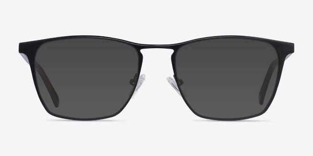 Jacob Black & Tortoise Acetate-metalEyeglass Frames from EyeBuyDirect, with Tinted Lenses
