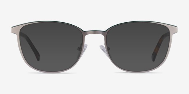 Guide Gunmetal & Tortoise Acetate-metalMontures de lunettes de vue d'EyeBuyDirect, Avec des Verres Teintés