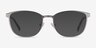 Guide Gunmetal & Tortoise Acetate-metalMontures de lunettes de vue d'EyeBuyDirect, Avec des Verres Teintés