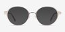 Observer Gold & Tortoise Acetate-metalMontures de lunettes de vue d'EyeBuyDirect, Avec des Verres Teintés