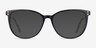 Nebulous Black Acetate-metalEyeglass Frames from EyeBuyDirect, with Tinted Lenses