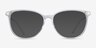 Nebulous Clear Acetate-metalEyeglass Frames from EyeBuyDirect, with Tinted Lenses