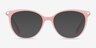 Attitude Coral Acetate-metalEyeglass Frames from EyeBuyDirect, with Tinted Lenses