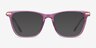 Sebastian Purple Acetate-metalEyeglass Frames from EyeBuyDirect, with Tinted Lenses