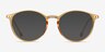 Amity Orange Plastic-metalEyeglass Frames from EyeBuyDirect, with Tinted Lenses